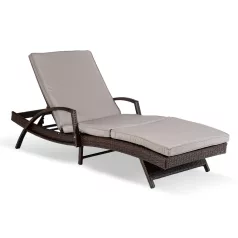 Feliz, kerti szék, barna, technorattan