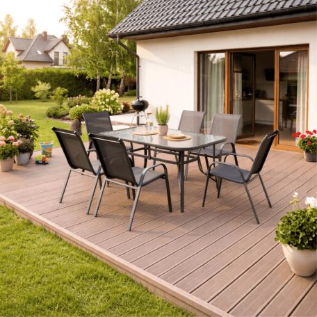 Kerti bútorkészlet LIBERTY Fekete