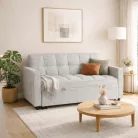 Aster2, kinyitható fotel, szürke, szövet