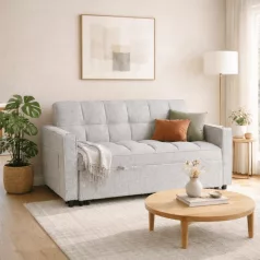 Aster2, kinyitható fotel, szürke, szövet