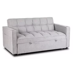 Aster2, kinyitható fotel, szürke, szövet