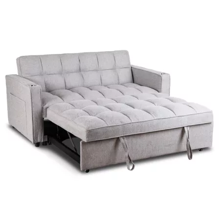 Aster2, kinyitható fotel, szürke, szövet