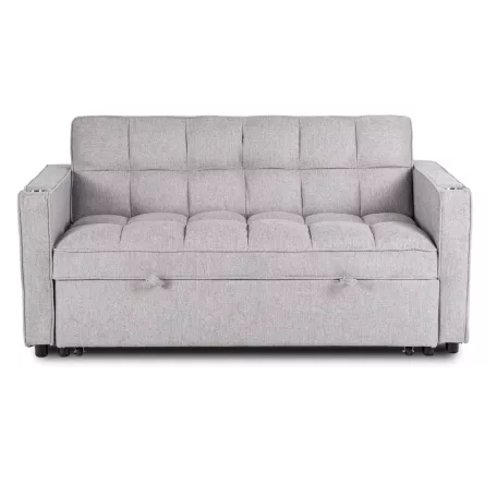 Aster2, kinyitható fotel, szürke, szövet