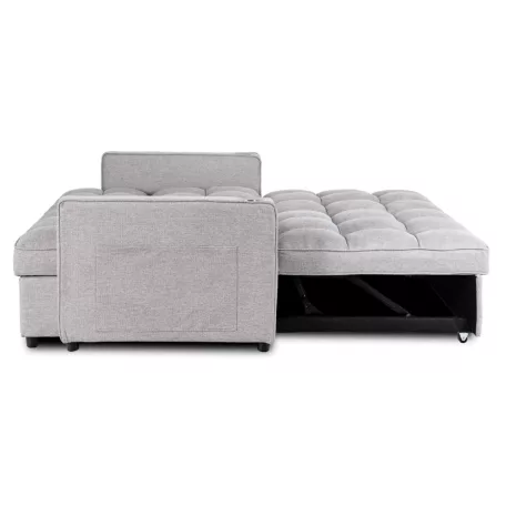 Aster2, kinyitható fotel, szürke, szövet