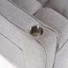 Aster2, kinyitható fotel, szürke, szövet