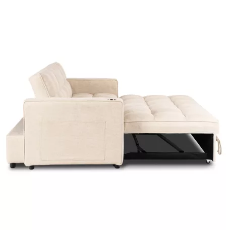 Aster2, kinyitható fotel, bézs, szövet