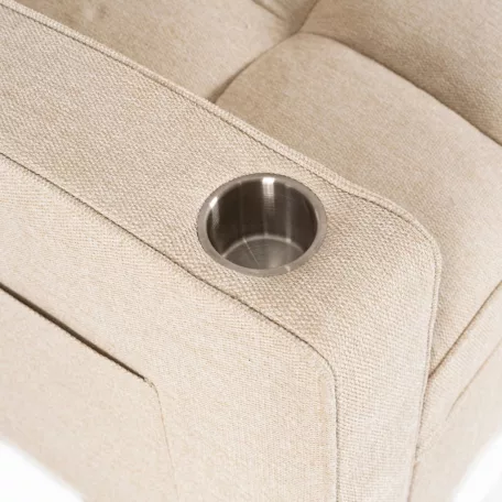 Aster2, kinyitható fotel, bézs, szövet