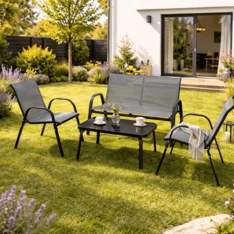 Kerti bútorkészlet MINNESOTA Szürke