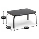 Kerti bútorkészlet MINNESOTA Szürke