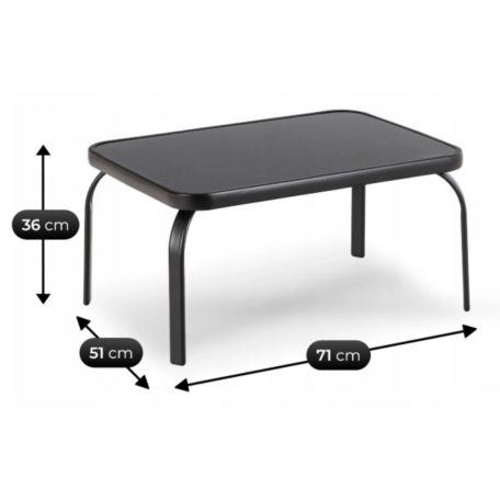 Kerti bútorkészlet MINNESOTA Szürke