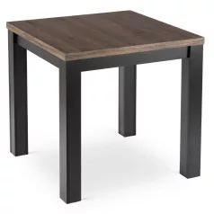 MAX Kihúzható Asztal 80-160 cm Diófa/Fekete