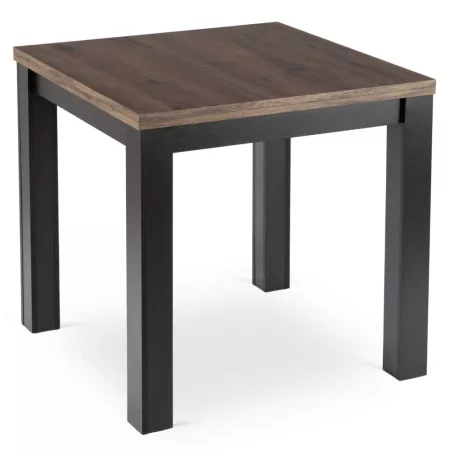 MAX Kihúzható Asztal 80-160 cm Diófa/Fekete