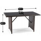 Kerti bútorkészlet DALLAS Barna/Bézs