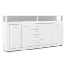 BLAGO Fiókos Komód 190 cm Fehér