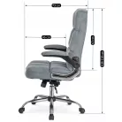 LONDON Forgószék Szürke