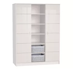 Faktum Alda Iceglossy - 3 osztású szekrény