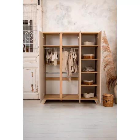 Sienna Cappuccino 3 osztású szekrény