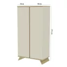 Sienna Cashmere 2 osztású szekrény