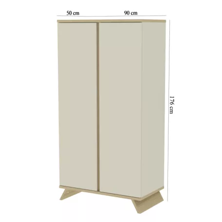 Sienna Cashmere 2 osztású szekrény