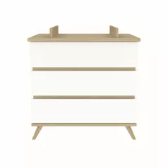 Sienna White komód + toldalék komódhoz