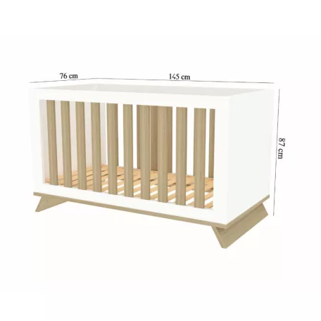 Sienna White átalakítható 140-es babaágy