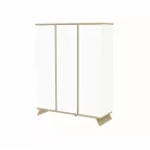 Sienna White 3 osztású szekrény