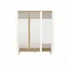 Sienna White 3 osztású szekrény