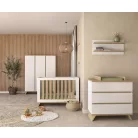 Sienna White 3 osztású szekrény