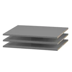 Alda Selyemszürke 2/3 osztásúhoz polc csomag