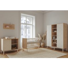 Peak Natural Oak & White Komód