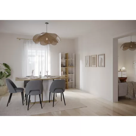 Kocka alakú szekrény access 347765 fehér + barna (347765)