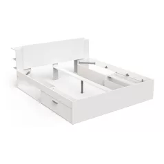 Ágy life 385318 180x200 fehér