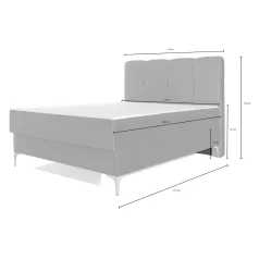 Ágy margo (sötétszürke)