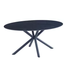 Melis asztal (fekete márvány)