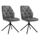 Fényes forgószék szék (szürke)