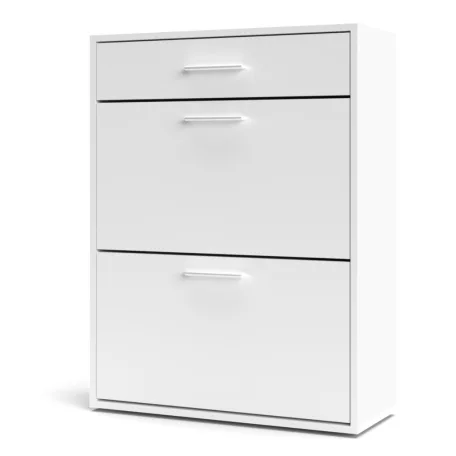 Cipőtartó favon 2 (fehér)