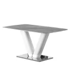 Bloom asztal (szürke + fehér)