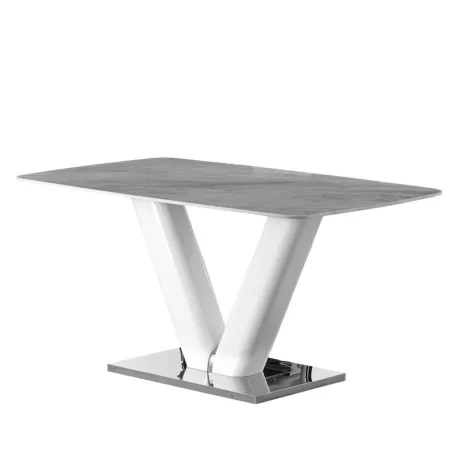 Bloom asztal (szürke + fehér)