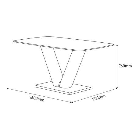 Bloom asztal (szürke + fehér)