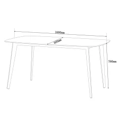 Asztal stone (fehér)