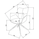 Suzi szék (szürke)