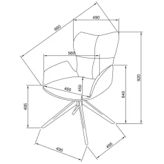 Suzi szék (szürke)