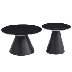 Palin dohányzóasztal - 2 részes (fekete)