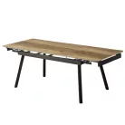 Kihúzható asztal cupra (150+30+30)x90x76 cm natúr (john 120+30+30x85 - kerámia, tölgy-a fa színben)