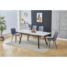 Kihúzható asztal cupra (150+30+30)x90x76 cm natúr (john 120+30+30x85 - kerámia, tölgy-a fa színben)