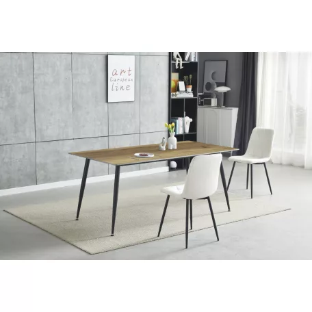 Asztal adria 140x80x75 cm magas márvány szürke (rion 140x80 - kerámia, magas olaszország szürke)