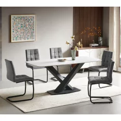 Parma sötétszürke szék (mély, tcb-114)