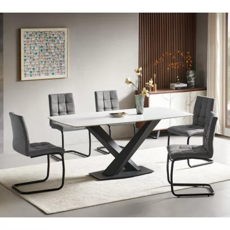 Parma sötétszürke szék (mély, tcb-114)