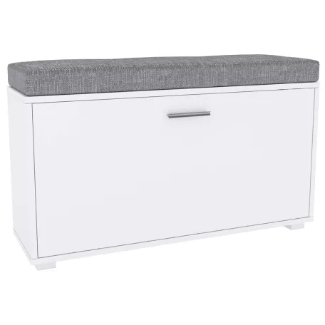 Cipőszekrény pelago 91 fehér + szürke