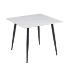 Asztal adria 90x90x75 cm hg márvány fehér
